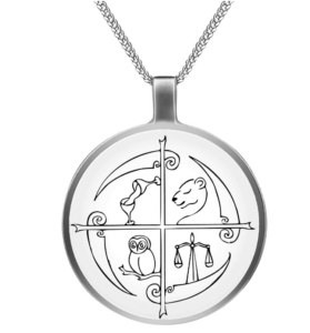 4 virtues Pendant